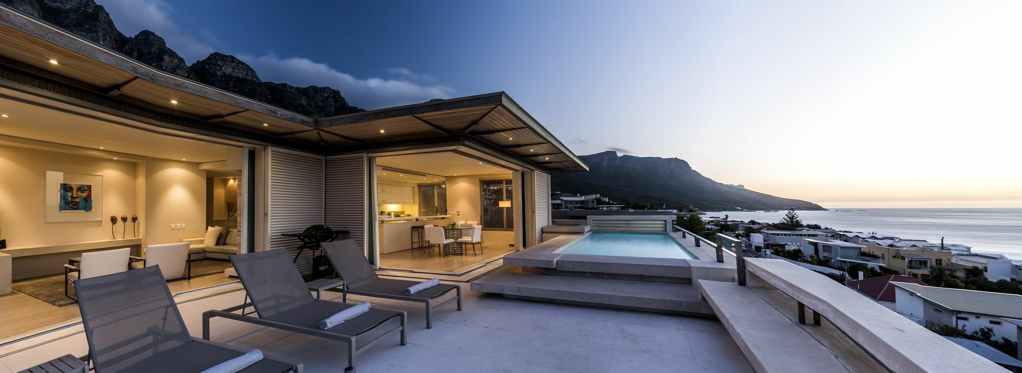 Blue Views Penthouse Beachfront Apartment With Pool Le Cap Extérieur photo
